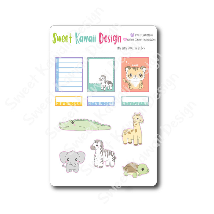 Weekly Kit  - Zoo ITTY BITTY