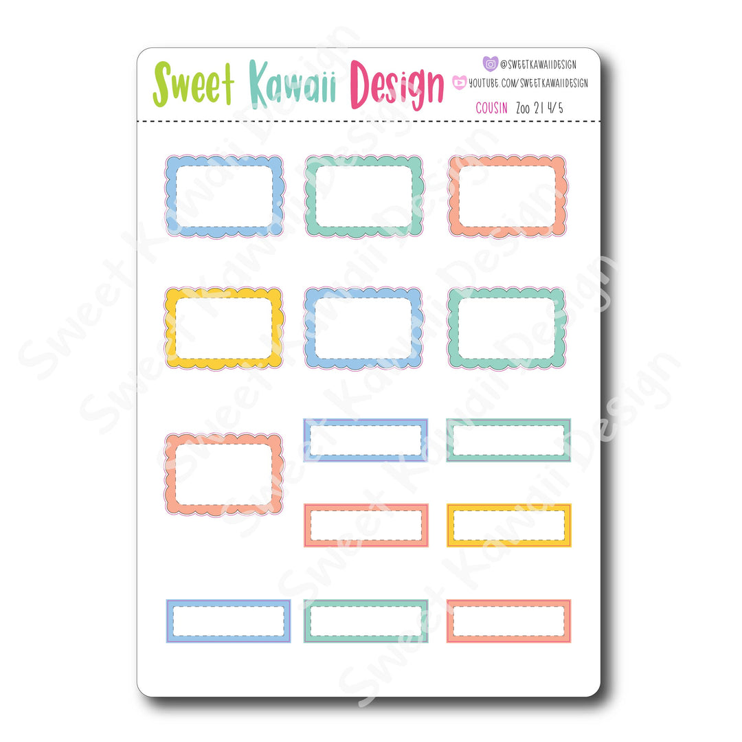 Weekly Kit  - Zoo COUSIN