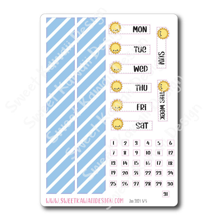 Weekly Kit  - Zoo HORIZONTAL