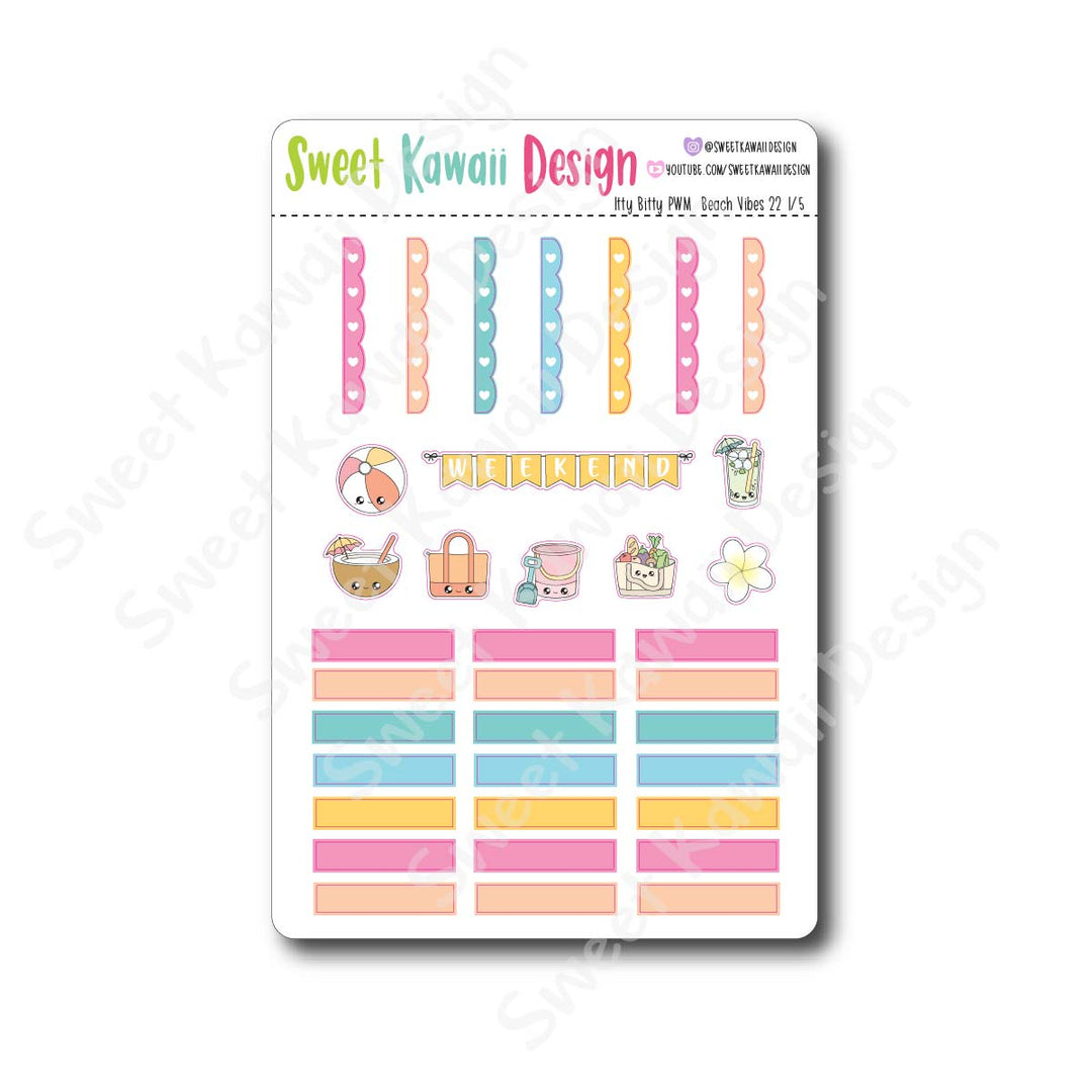 Weekly Kit  - Beach Vibes 22 ITTY BITTY