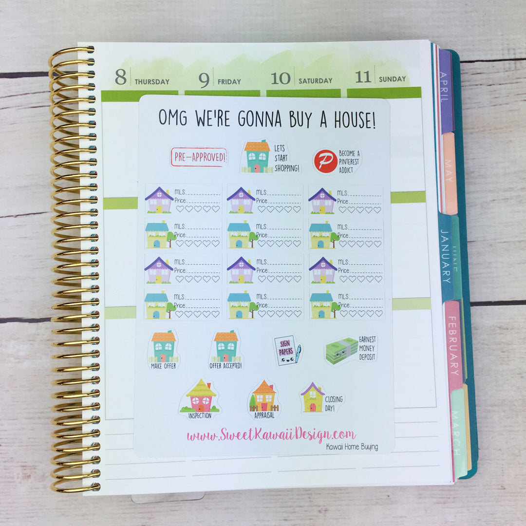 Kawaii Home Buying Stickers