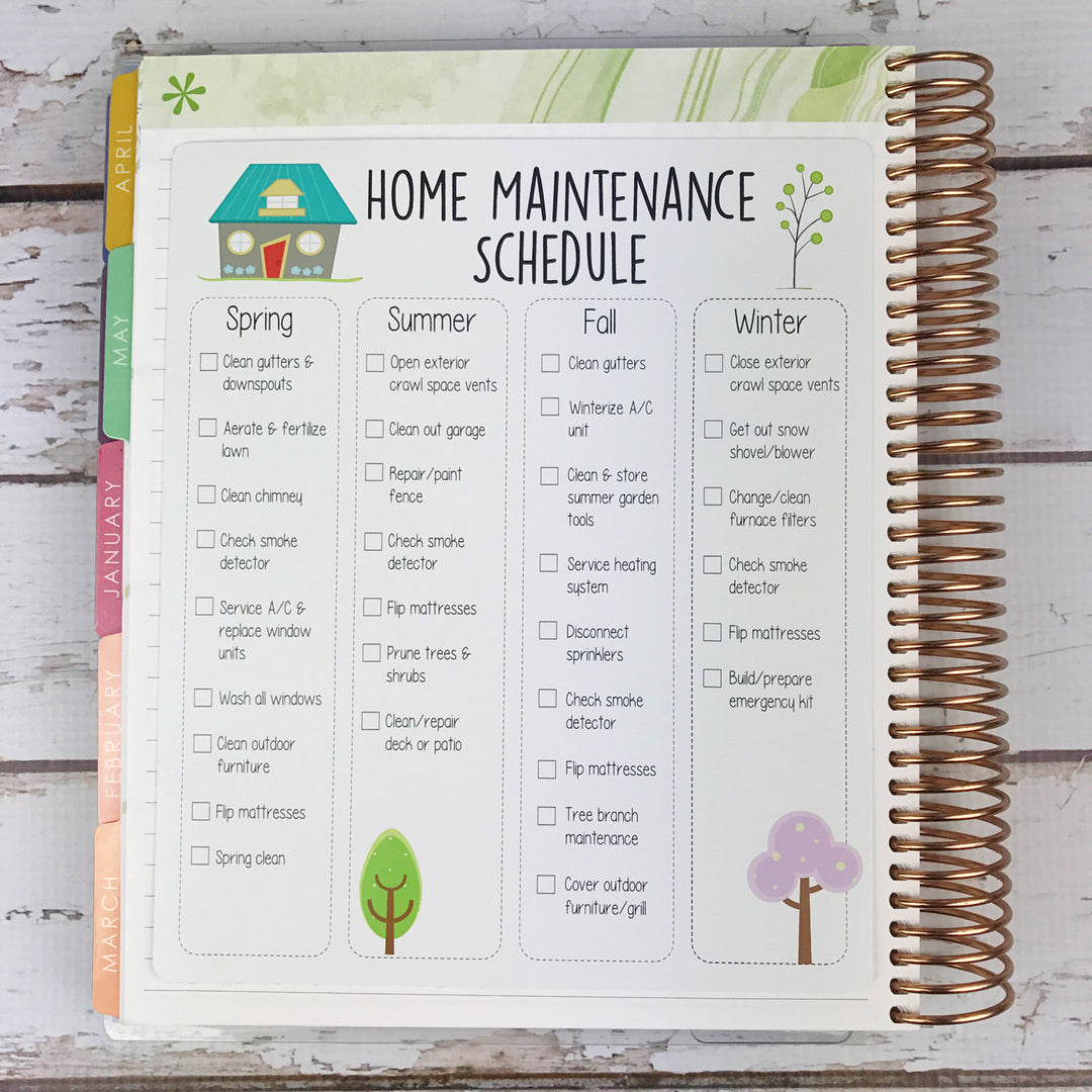 Kawaii Home Maintenance Sticker (Large Sticker)