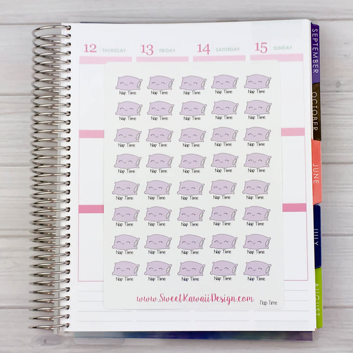 Kawaii Nap Time Stickers