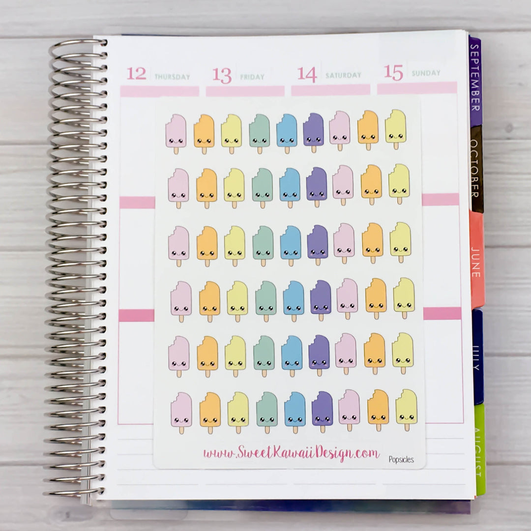 Kawaii Popsicle Stickers