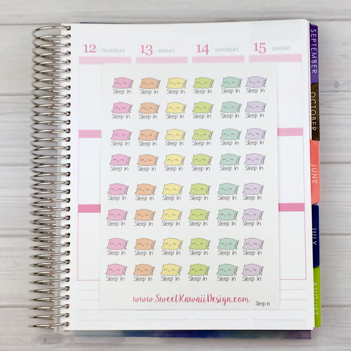 Kawaii Sleep In Stickers