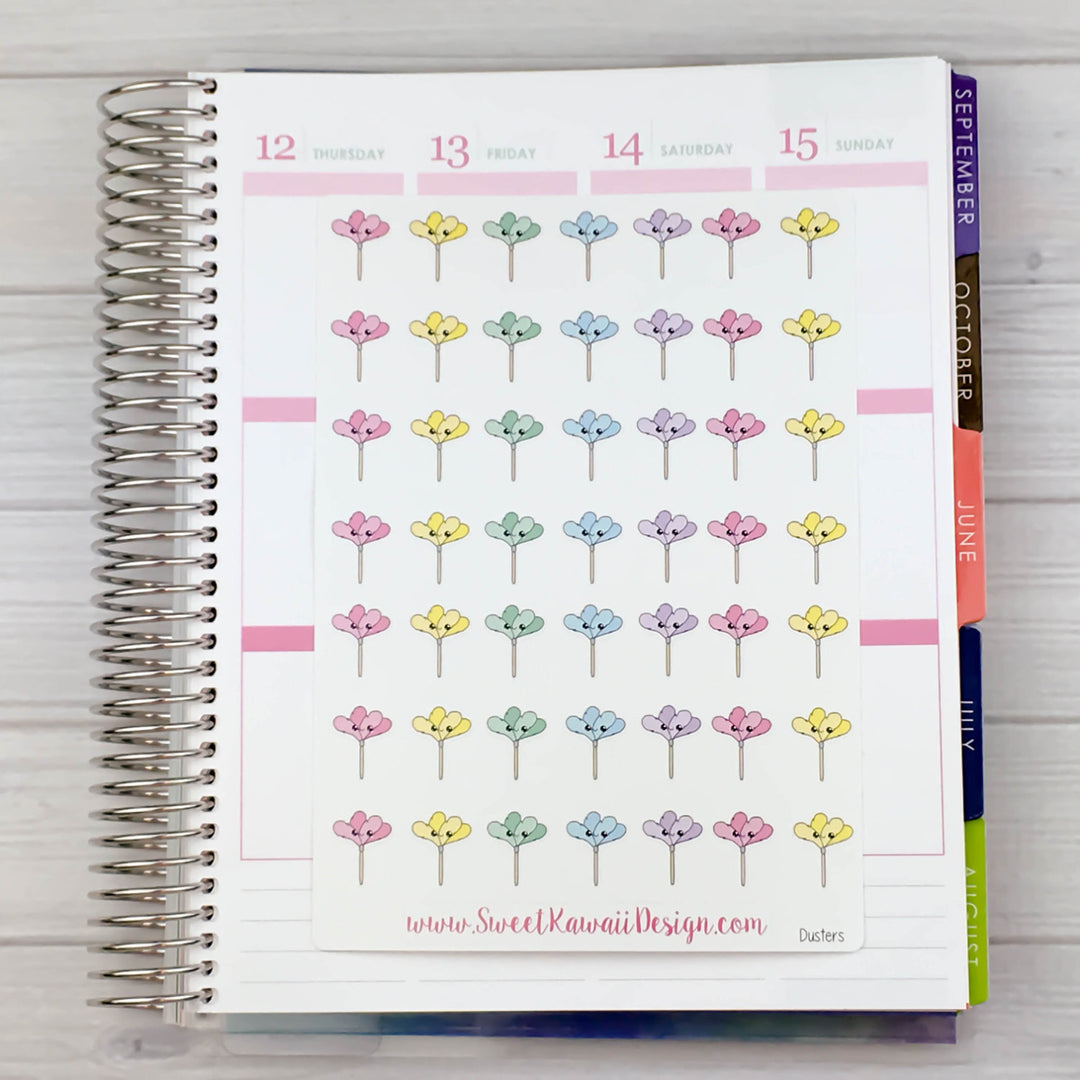Kawaii Duster Stickers