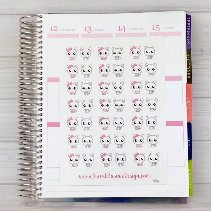 Kawaii Kitty Stickers