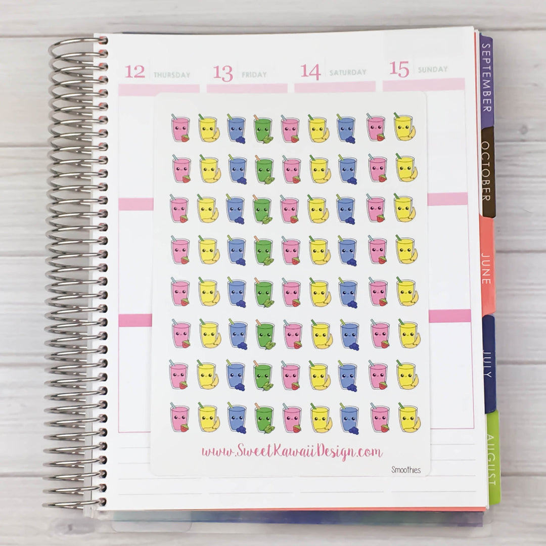 Kawaii Smoothies Stickers
