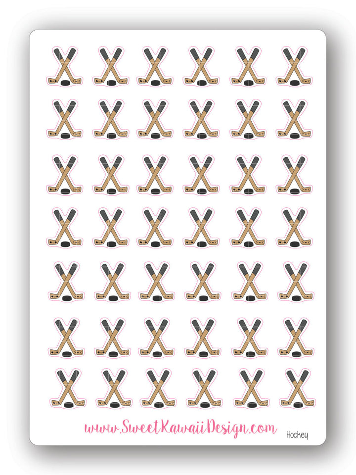 Kawaii Hockey Stickers
