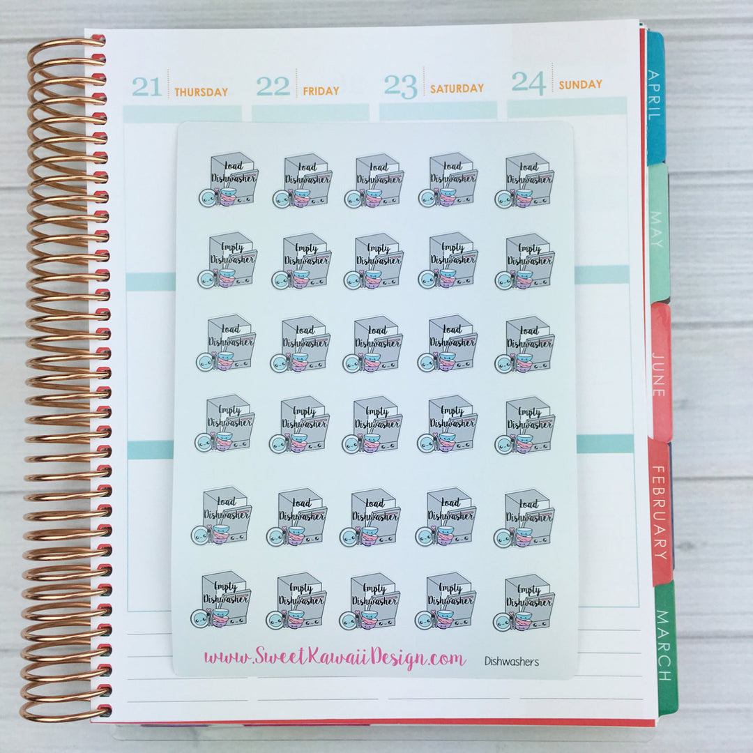 Kawaii Dishwasher Stickers