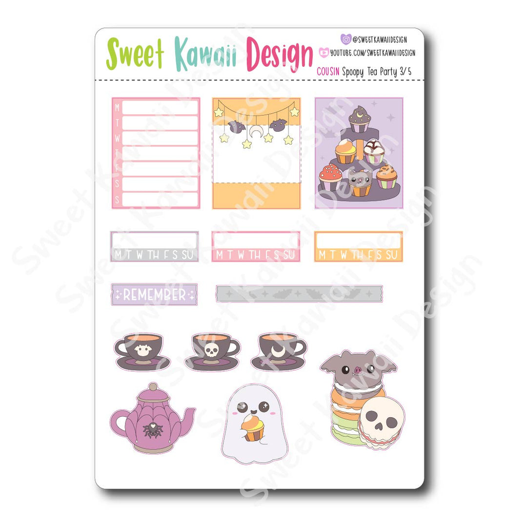 Weekly Kit  - Spoopy Tea Party COUSIN