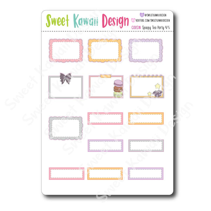 Weekly Kit  - Spoopy Tea Party COUSIN