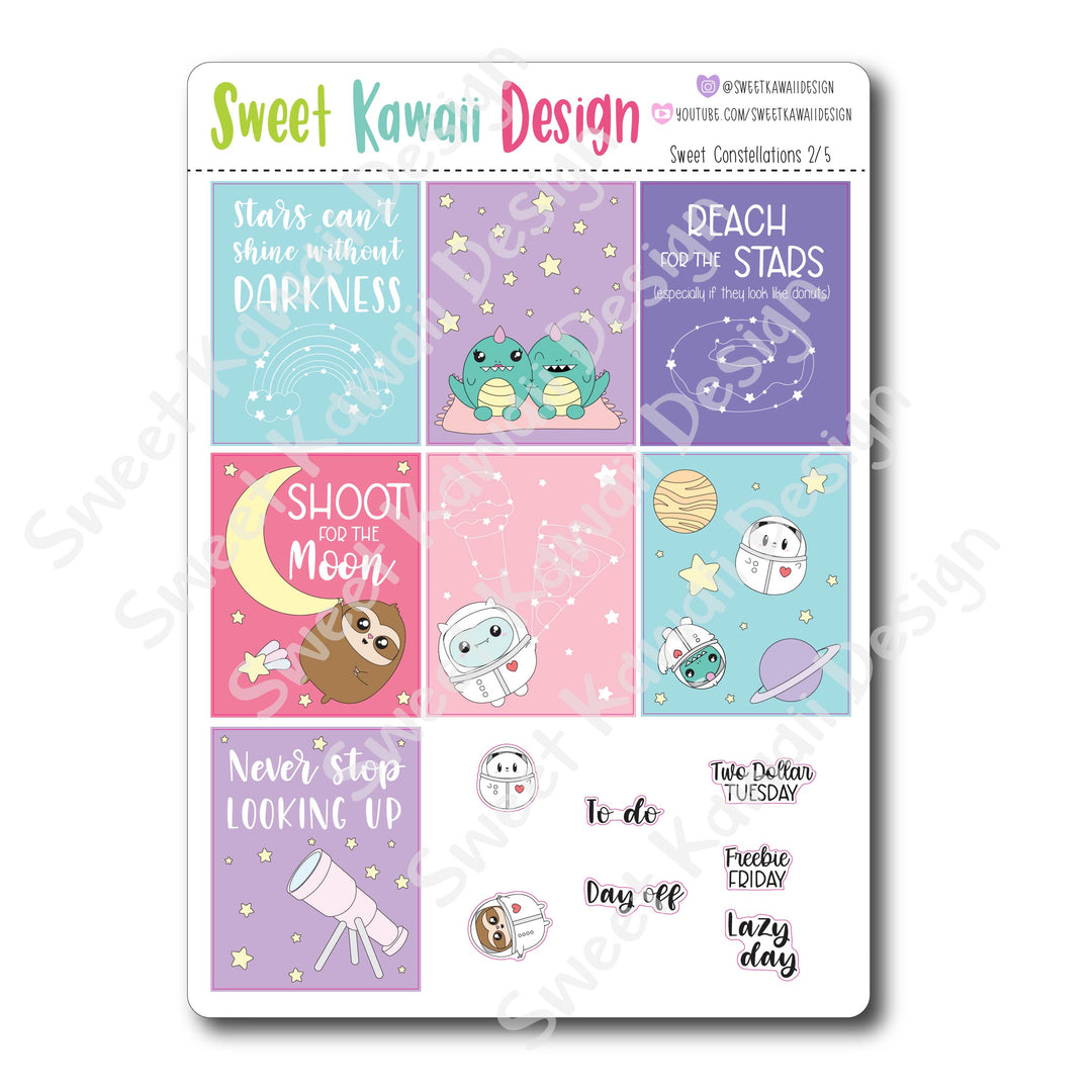 Weekly Kit  - Sweet Constellations HORIZONTAL