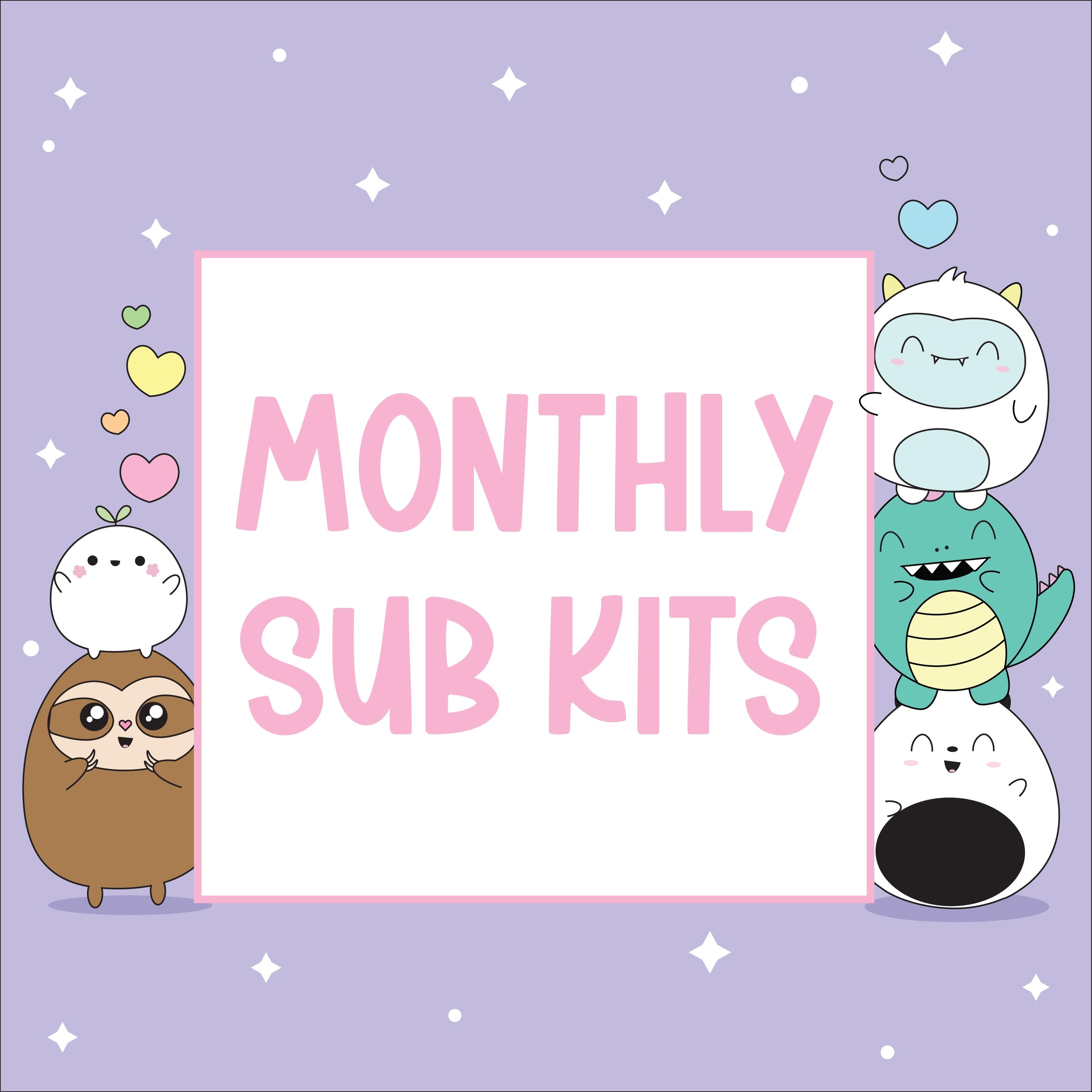 Monthly Subscription – Sweet Kawaii Design