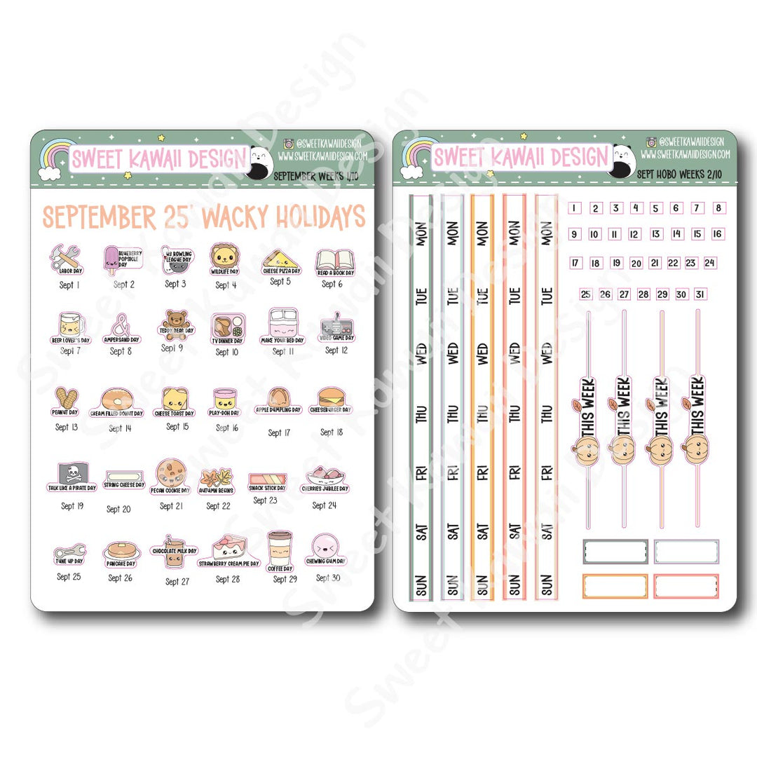 September 2025 Kit - Hobonichi Weeks