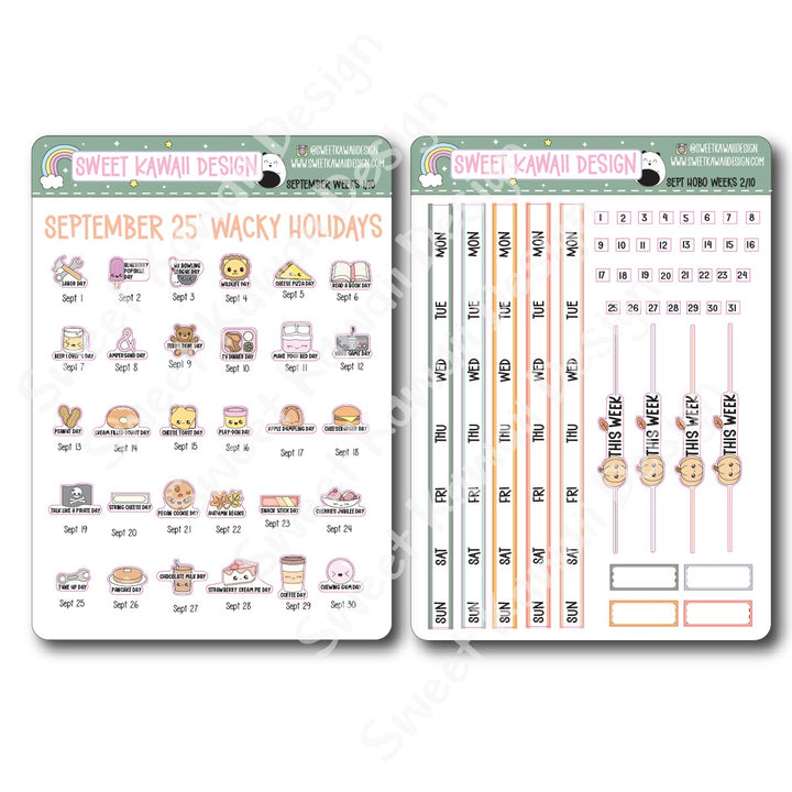 September 2025 Kit - Hobonichi Weeks