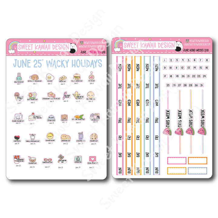 June 2025 Kit - Hobonichi Weeks