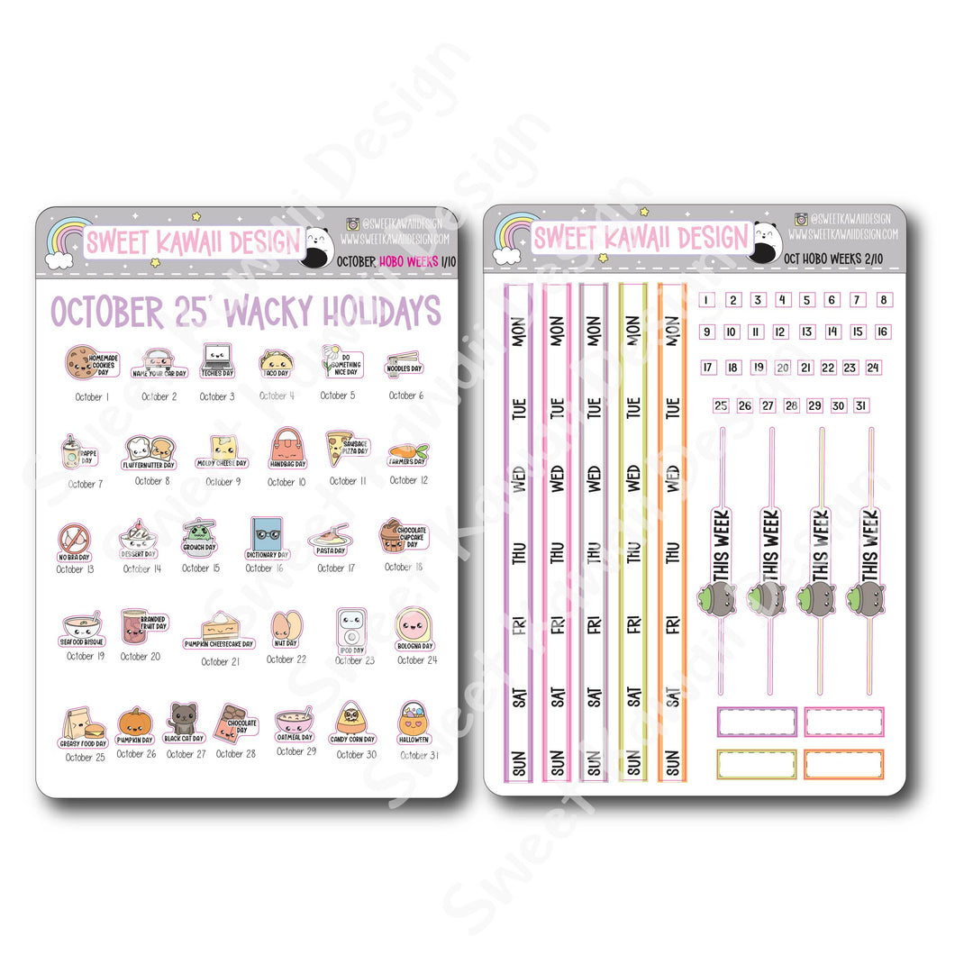 October 2025 Kit - Hobonichi Weeks