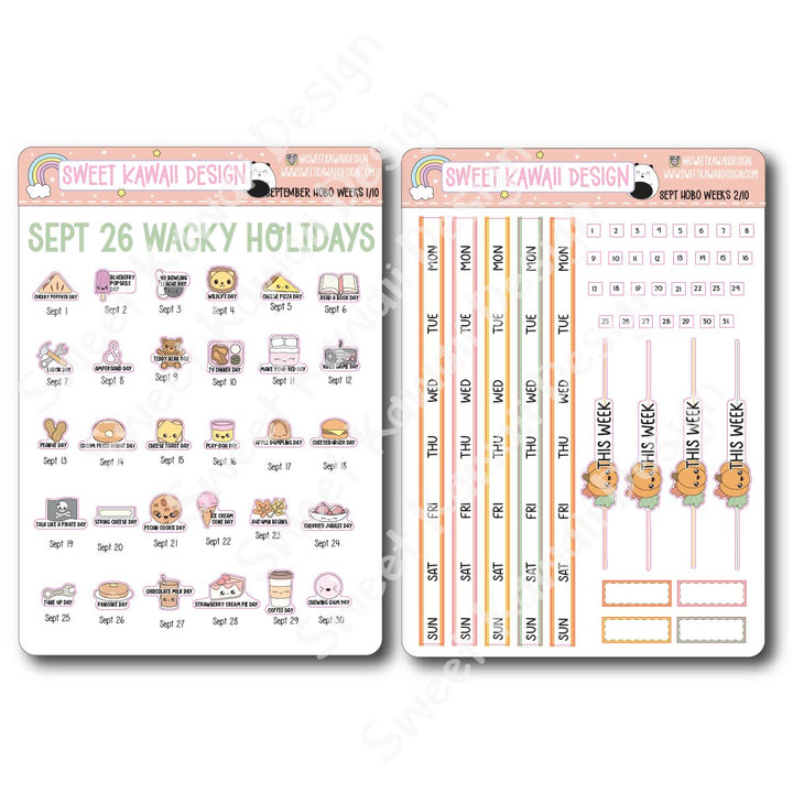 September 2026 Kit - Hobonichi Weeks