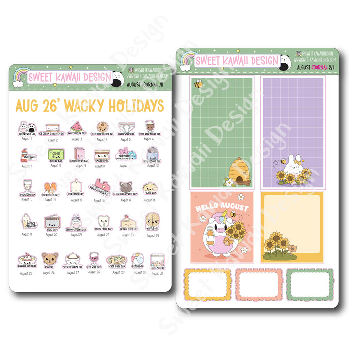 August 2026 Kit - Journal