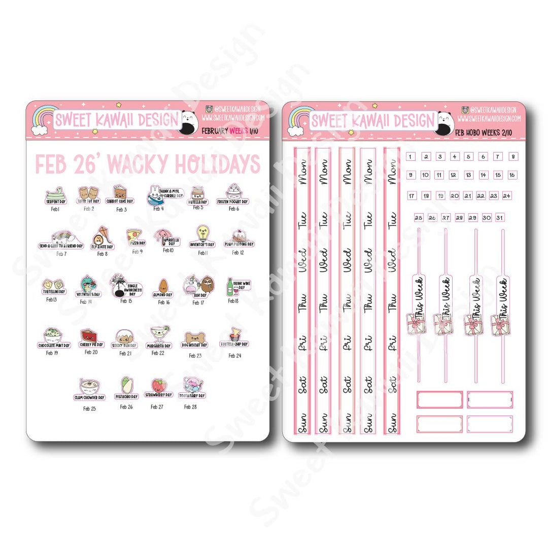 February 2026 Kit - Hobonichi Weeks