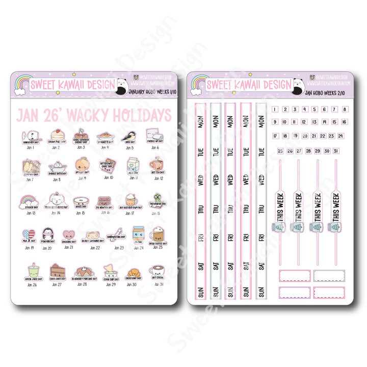 January 2026 Kit - Hobonichi Weeks