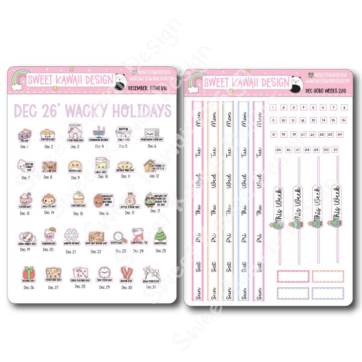 December 2026 Kit - Hobonichi Weeks