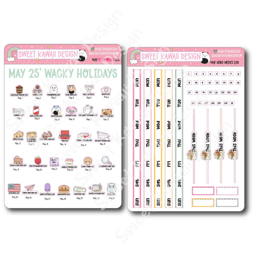 May 2026 Kit - Hobonichi Weeks