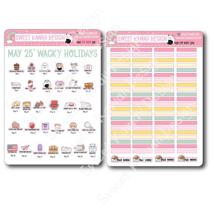 ITTY BITTY May 2026 Planner Bundle