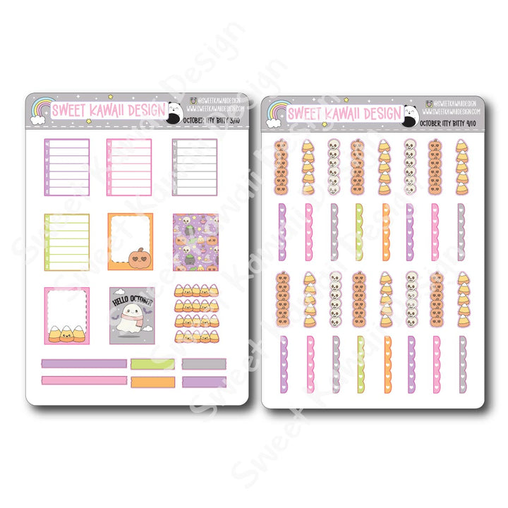 ITTY BITTY October 2025 Planner Bundle