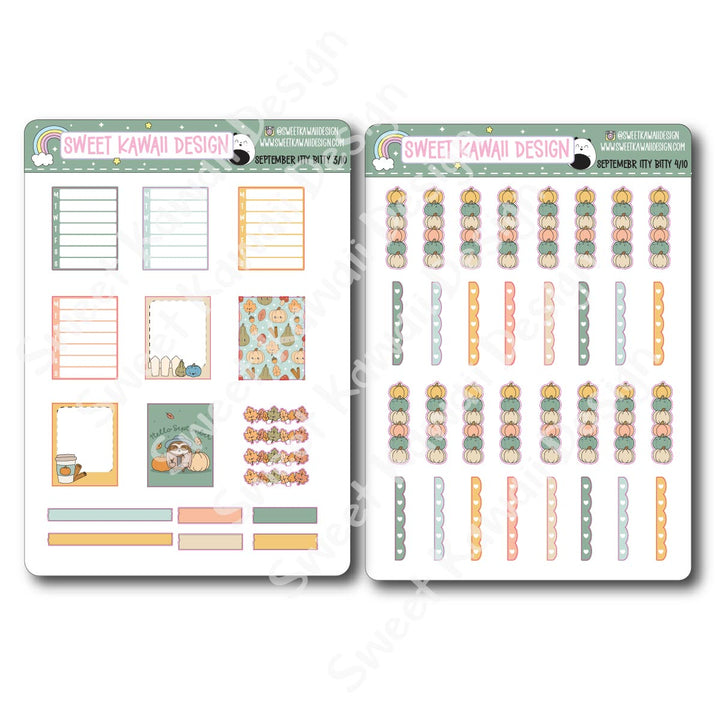 ITTY BITTY September 2025 Planner Bundle