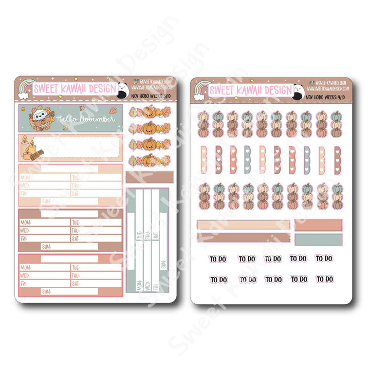 November 2025 Kit - Hobonichi Weeks