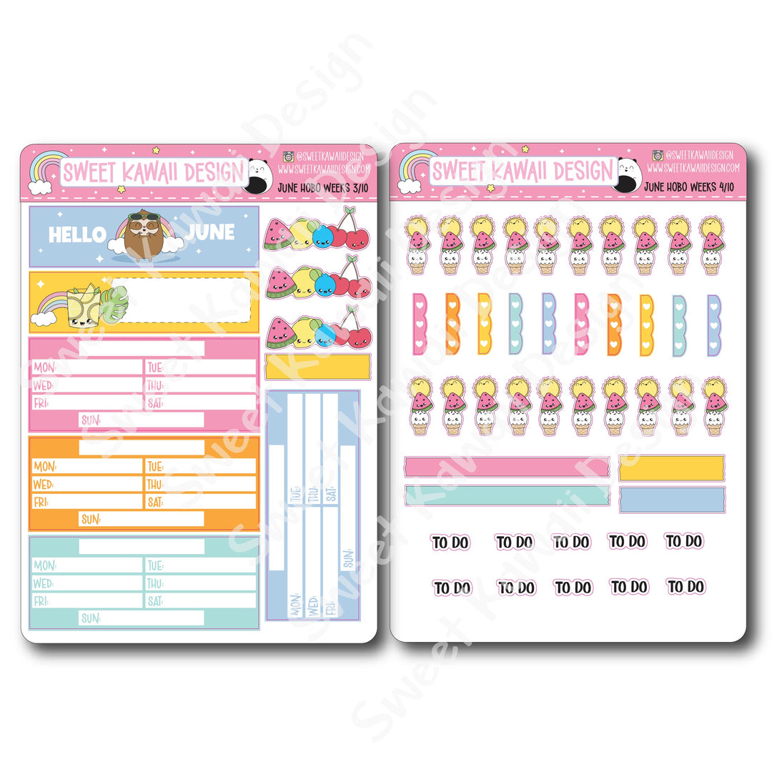 June 2025 Kit - Hobonichi Weeks