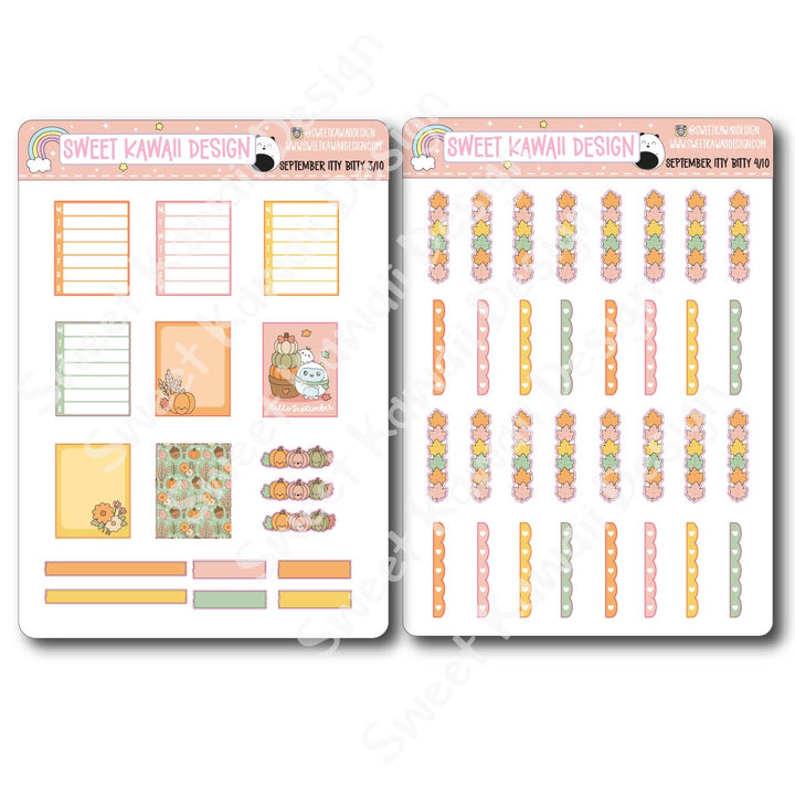 ITTY BITTY September 2026 Planner Bundle