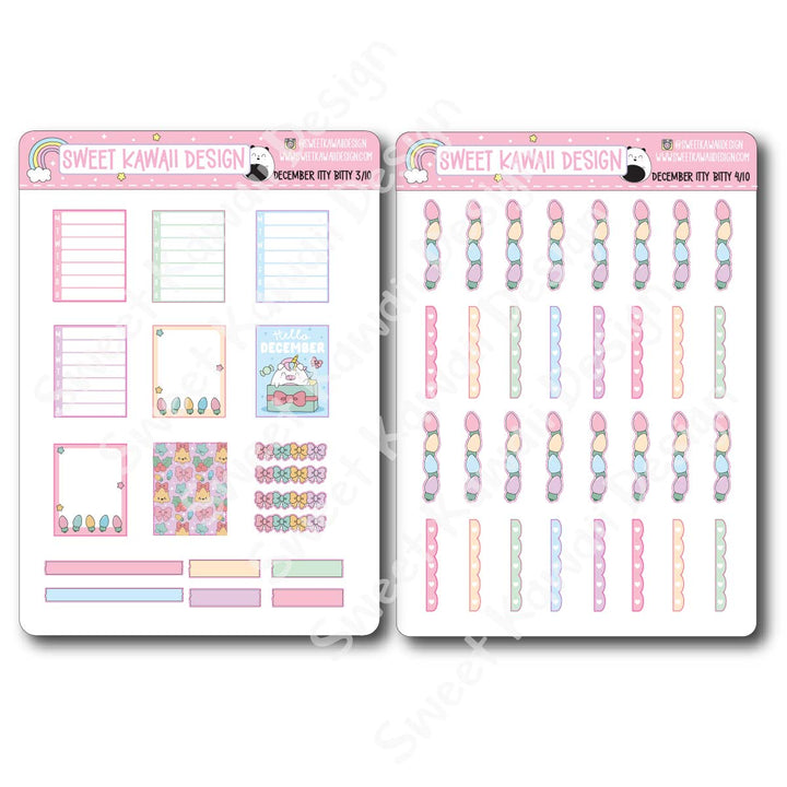ITTY BITTY December 2026 Planner Bundle