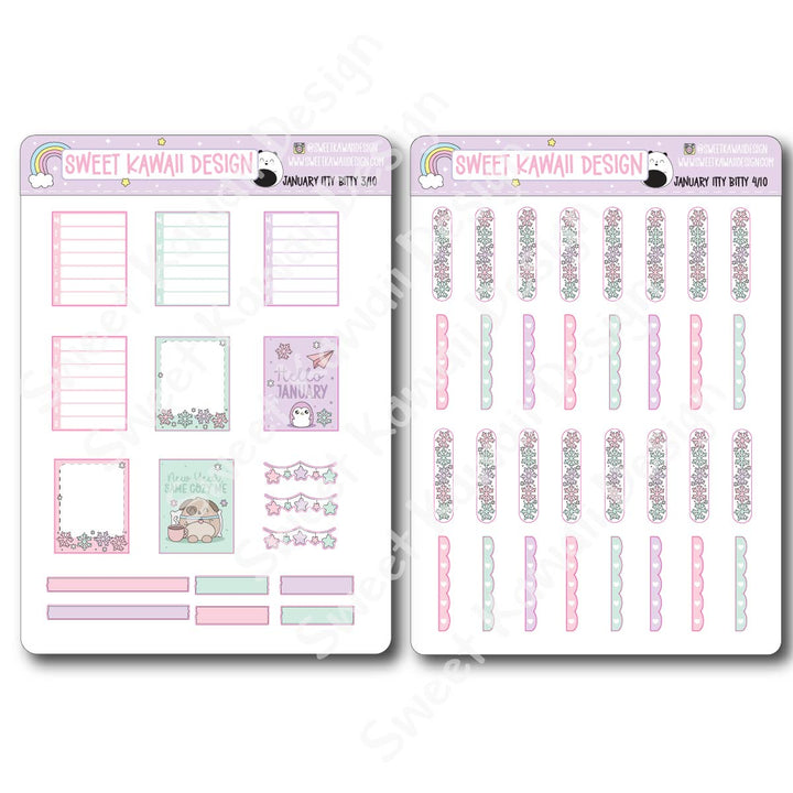ITTY BITTY January 2026 Planner Bundle