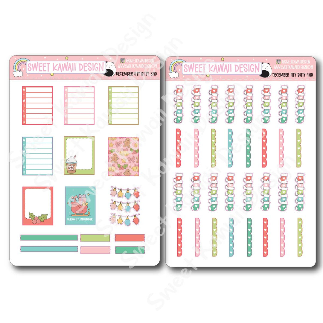 ITTY BITTY December 2025 Planner Bundle
