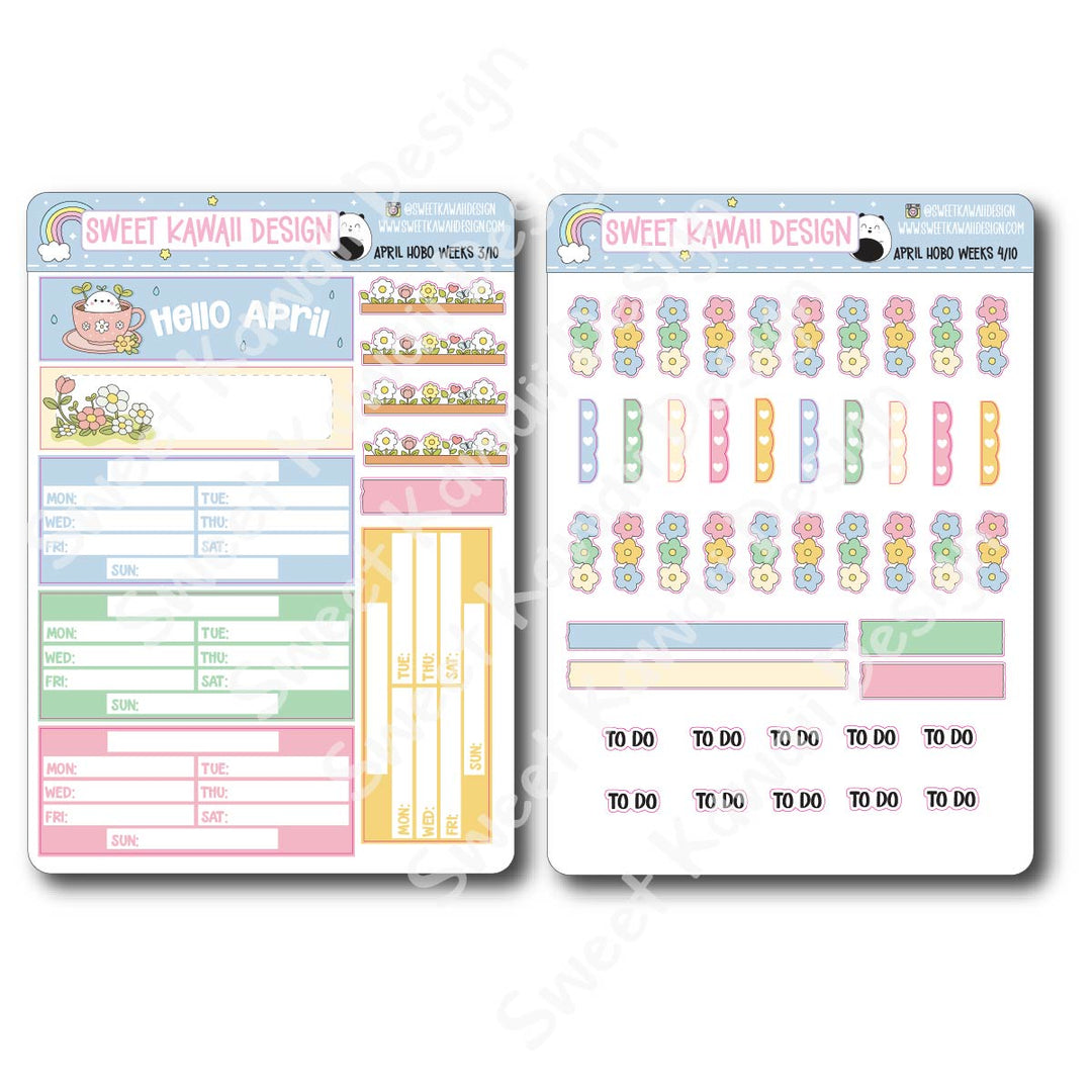 April 2026 Kit - Hobonichi Weeks