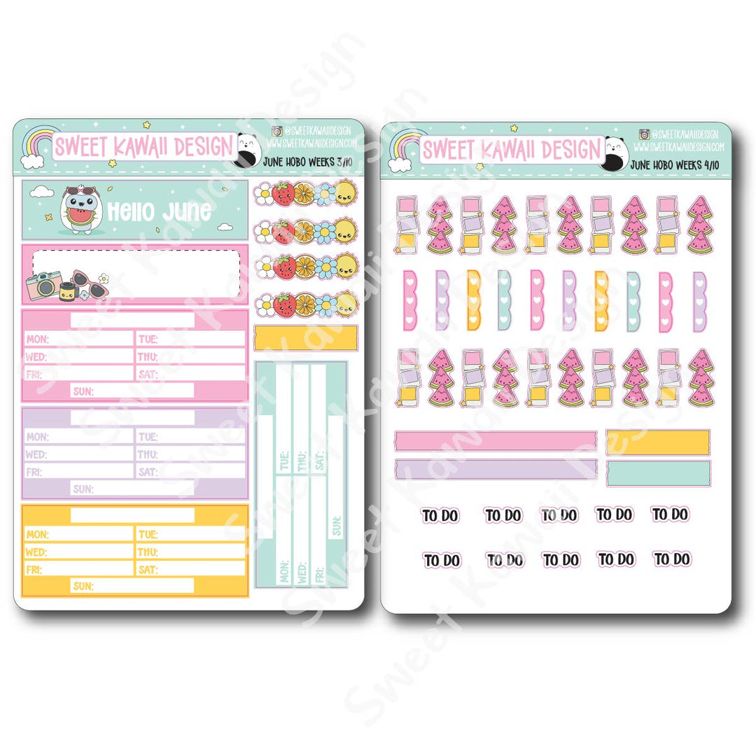 June 2026 Kit - Hobonichi Weeks
