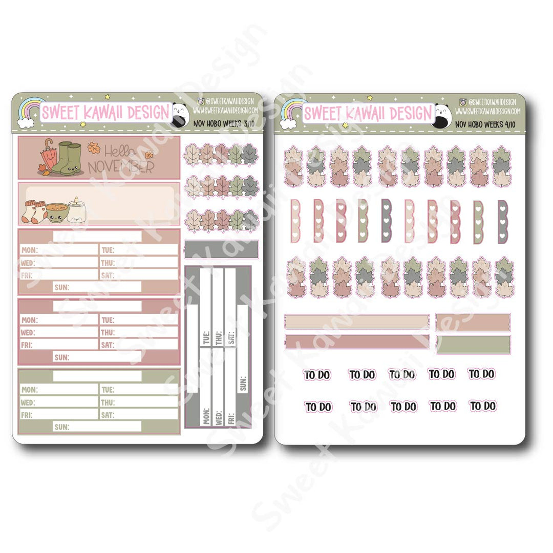 November 2026 Kit - Hobonichi Weeks