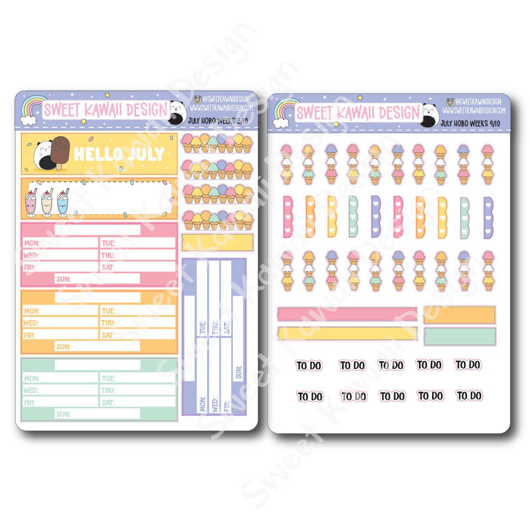July 2026 Kit - Hobonichi Weeks