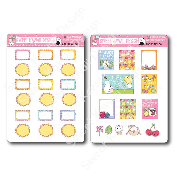 ITTY BITTY June 2025 Planner Bundle