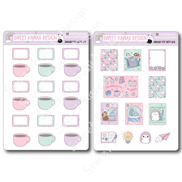 ITTY BITTY January 2026 Planner Bundle