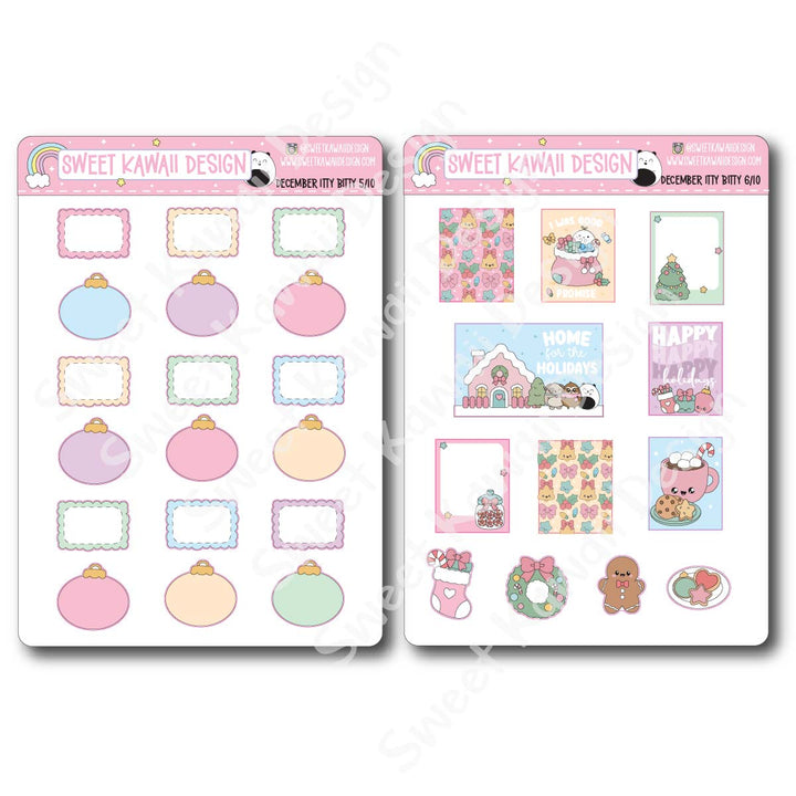 ITTY BITTY December 2026 Planner Bundle