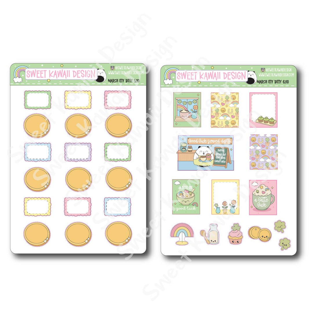 ITTY BITTY March 2026 Planner Bundle