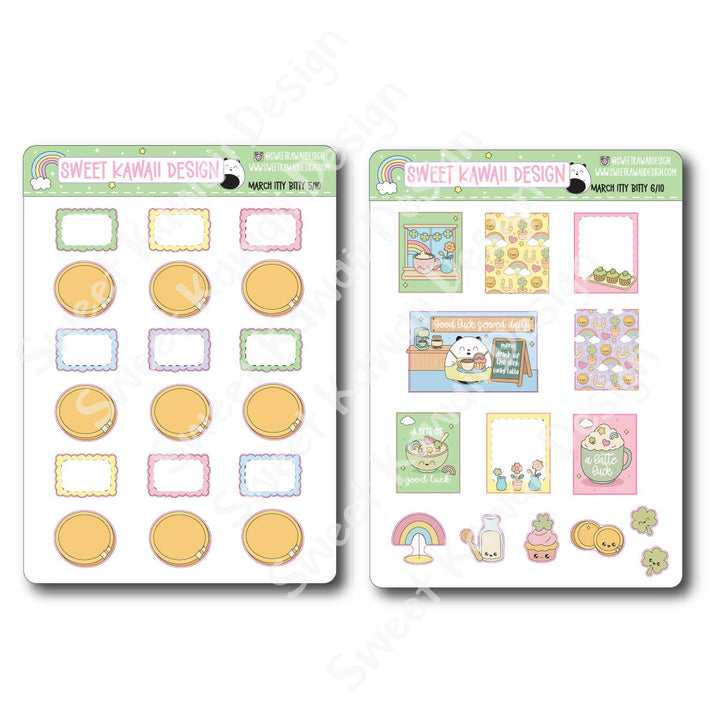 ITTY BITTY March 2026 Planner Bundle