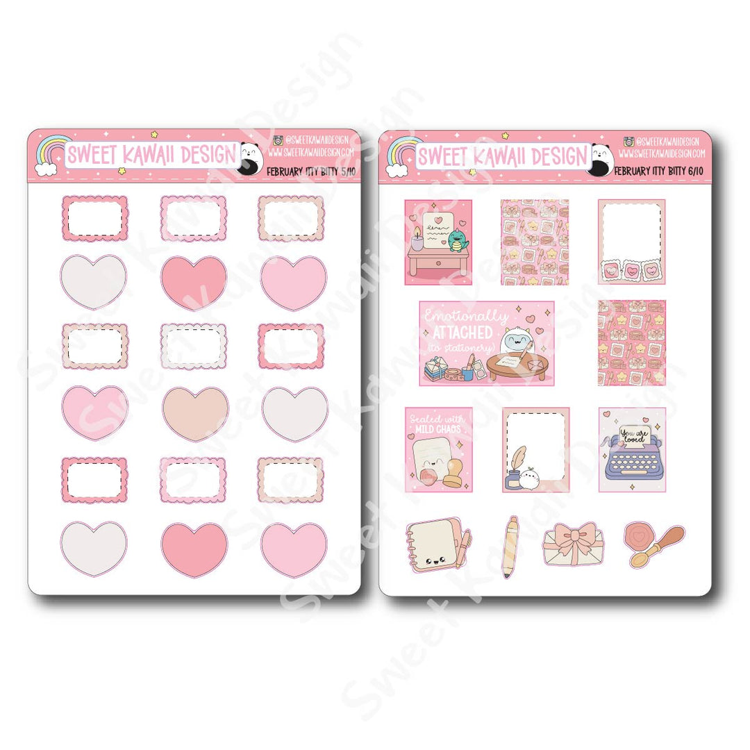 ITTY BITTY February 2026 Planner Bundle