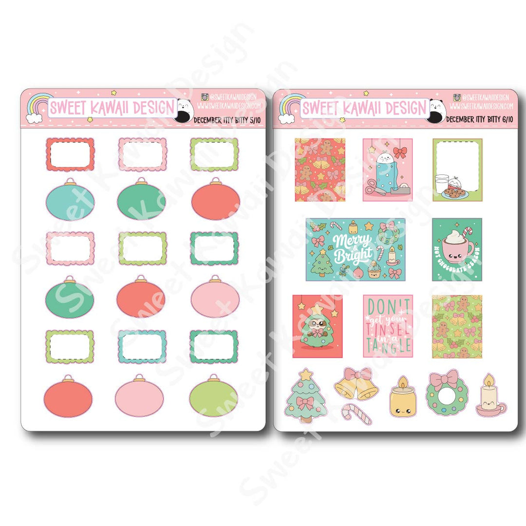 ITTY BITTY December 2025 Planner Bundle