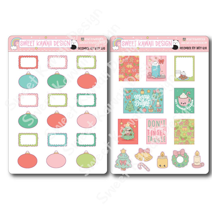 ITTY BITTY December 2025 Planner Bundle