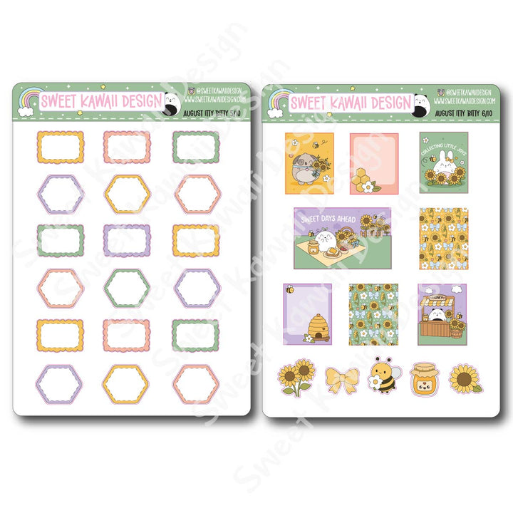 ITTY BITTY August 2026 Planner Bundle
